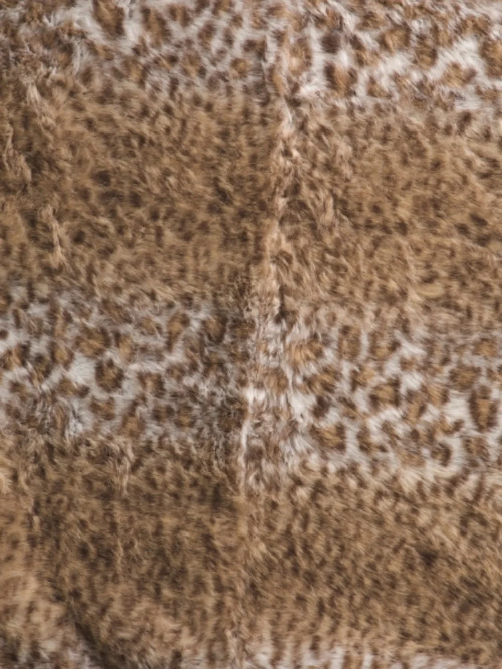Rachel Zoe Leopard Plush Faux Fur Blanket